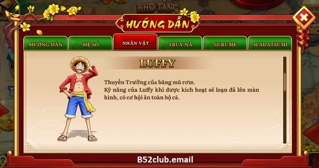 Đại Hải Trình B52club có những nhân vật nào?